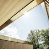 Gradlinige Architektur im Jodschwefelbad in Bad Wiessee