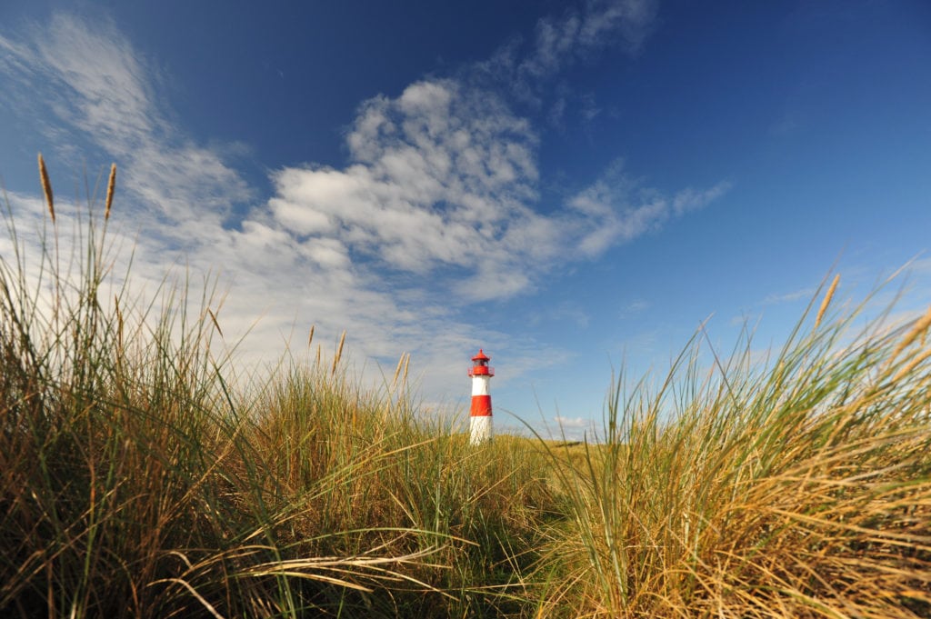 The lighthouse in Hörnum on Sylt