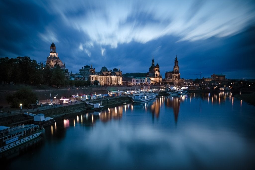 Dresden is one of the most popular tourist spots in Germany. Here you can see the skyline