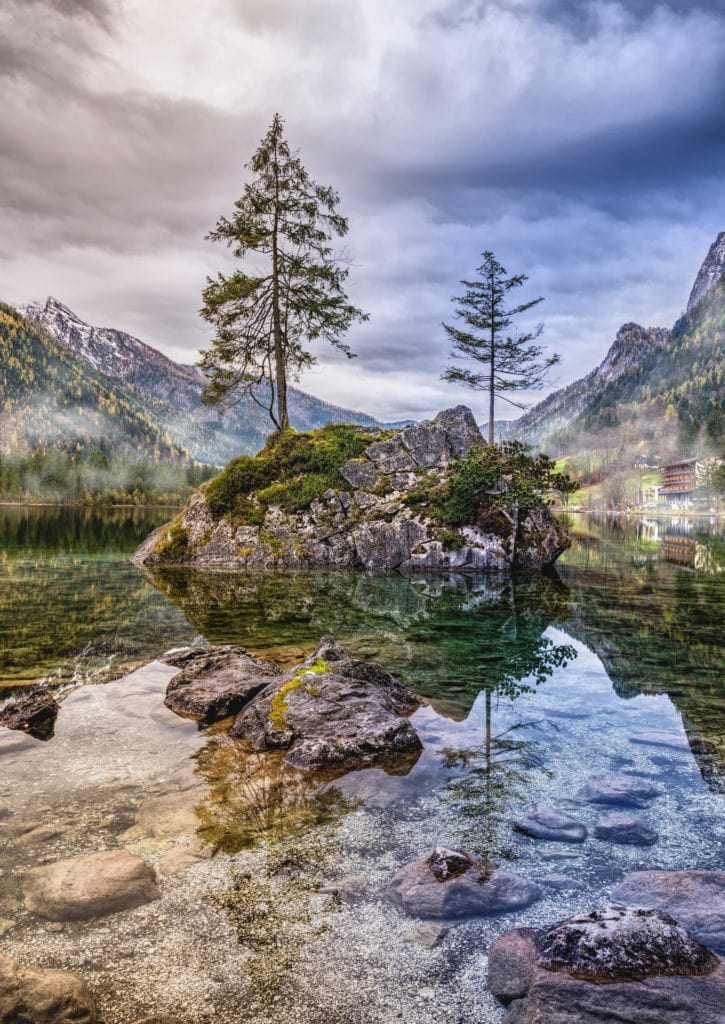 Beautiful lake in Berchtesgaden, Bavaria