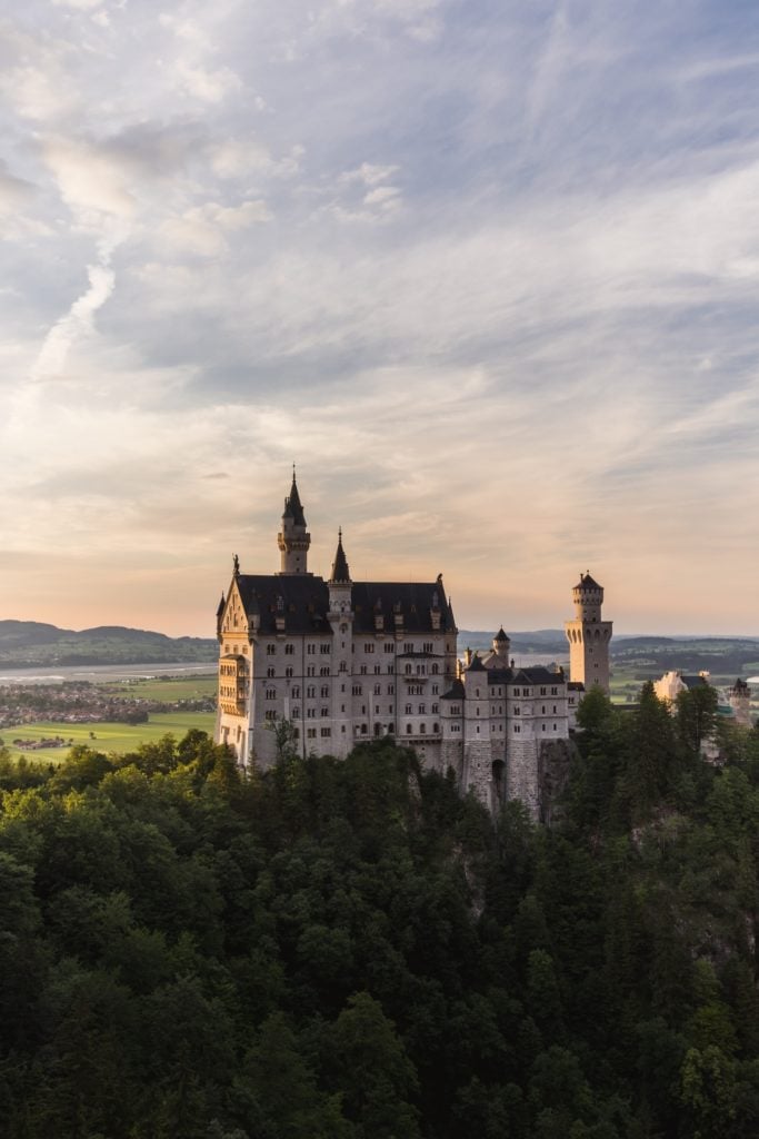 Famous Neuschwanstein Castle in Bavaria
