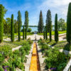 Flower island Mainau with one of the most beautiful gardens in Germany