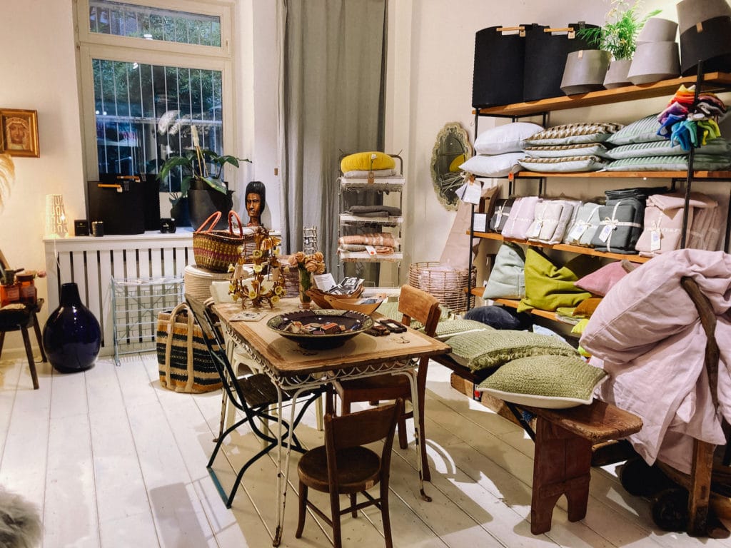 Interior of the shop "Blickwerke" in the south of Cologne