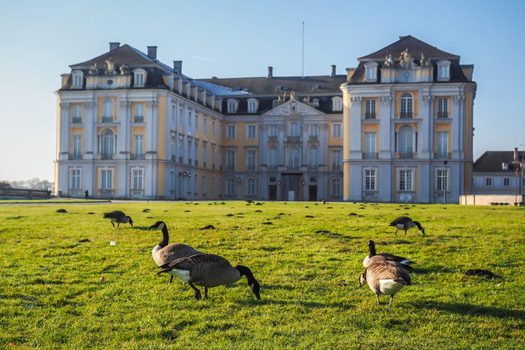 Augustusburg in Brühl, auf einem der schönsten Radwege in NRW