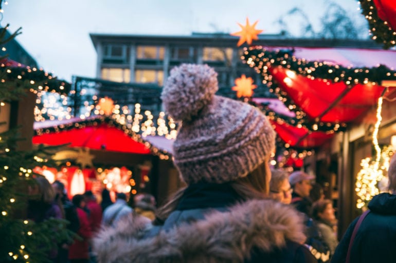 Christmas traditions from Germany? Visiting a Christmas market of course!