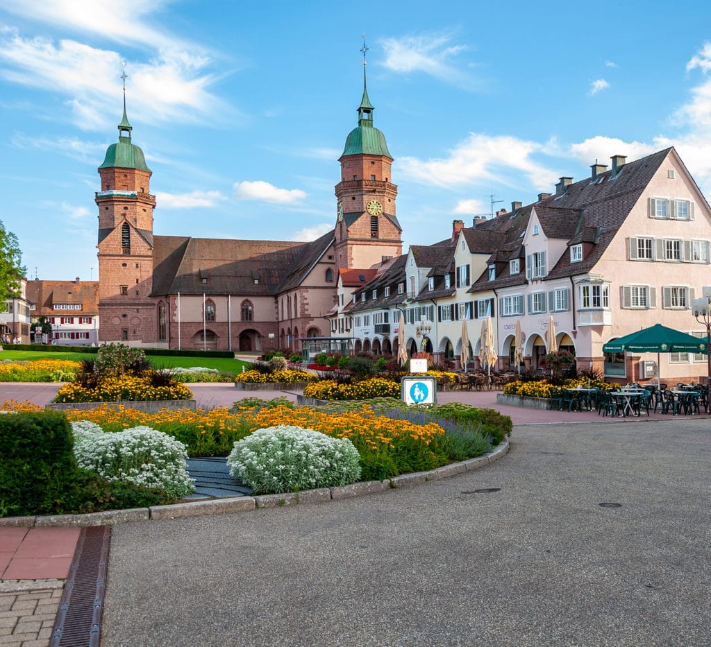Marktplatz in Freudenstadt, einer der schönsten Kleinstädte in Baden-Württemberg