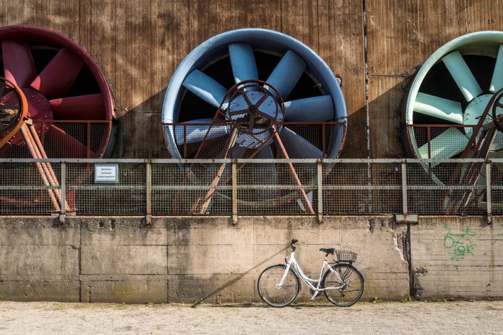 Rheinradweg Landschaftspark Duisburg-Nord