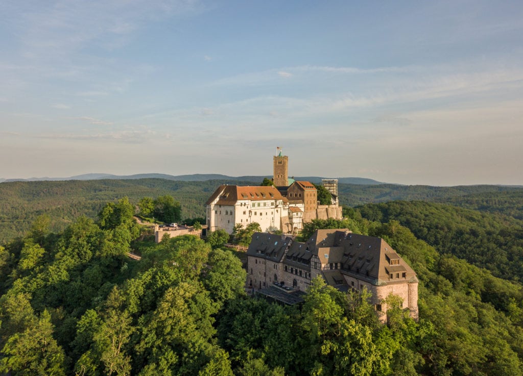 Surroundings of the Wartburg in Eisenach, Thuringia