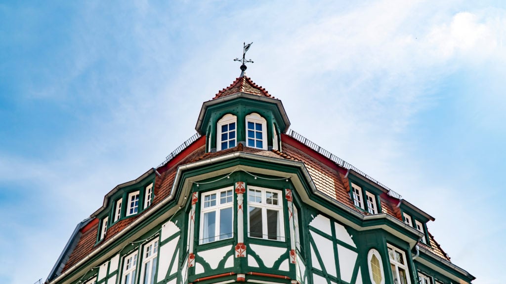 Instagrammable places in Germany are the half-Timbered houses in Fritzlar