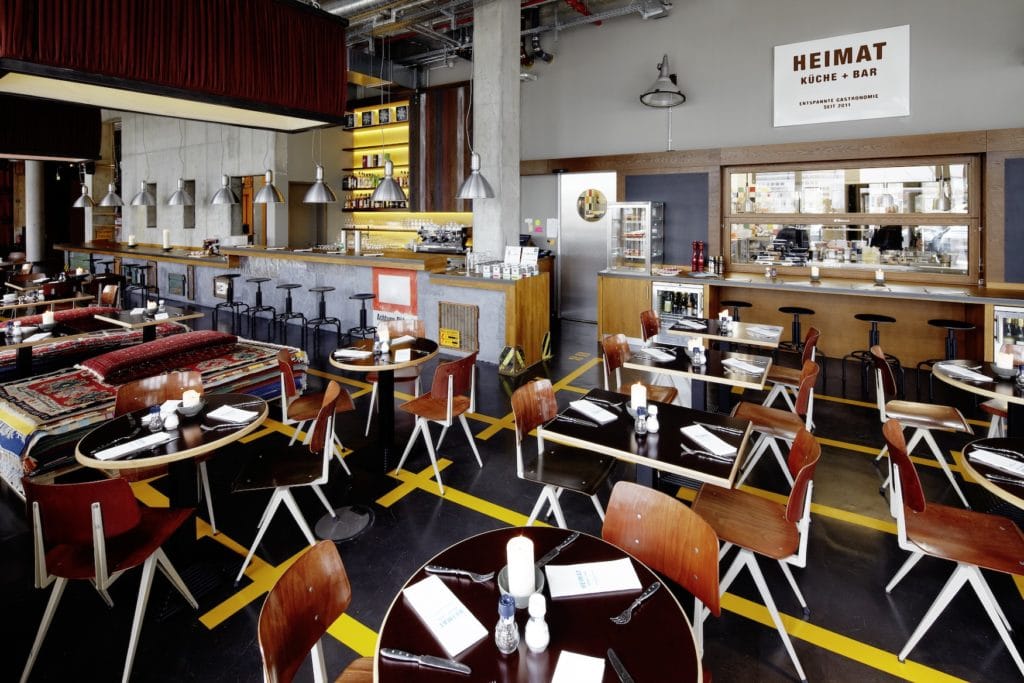 Heimat Restaurant in 25hours hotel HafenCity in Hamburg, Germany