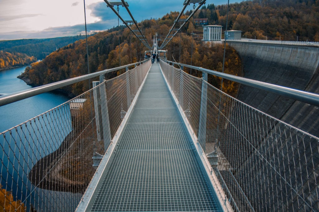 Die längste Hängebrücke in Deutschland: Die Titan RT im Harz