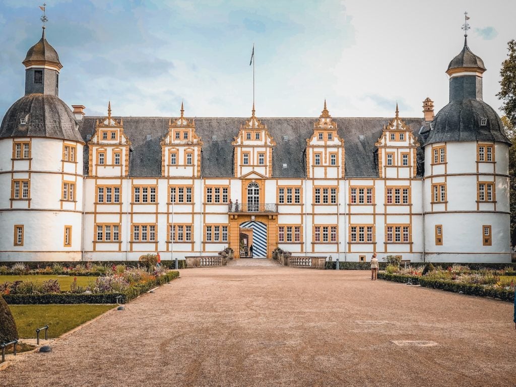 Bike paths in Western Germany lead past many beautiful castles in the Münsterland region