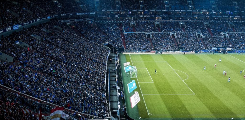 Veltins-Arena in Gelsenkirchen. Heimspiel des Schalke 04