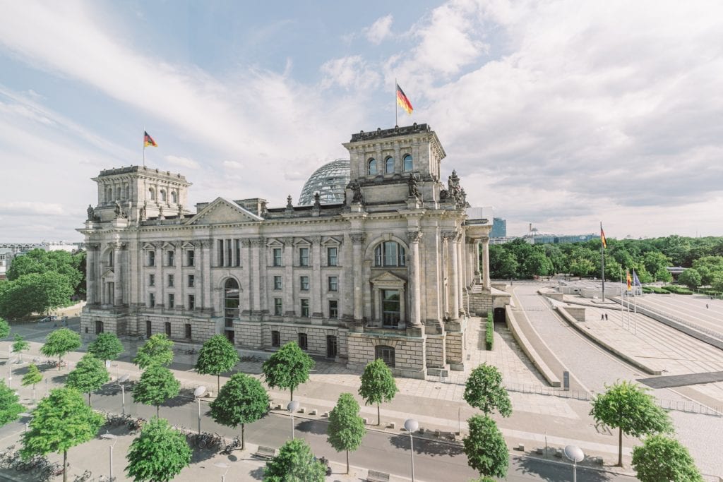 One of the best-loved landmarks in Germany is the Reichstag building in Berlin