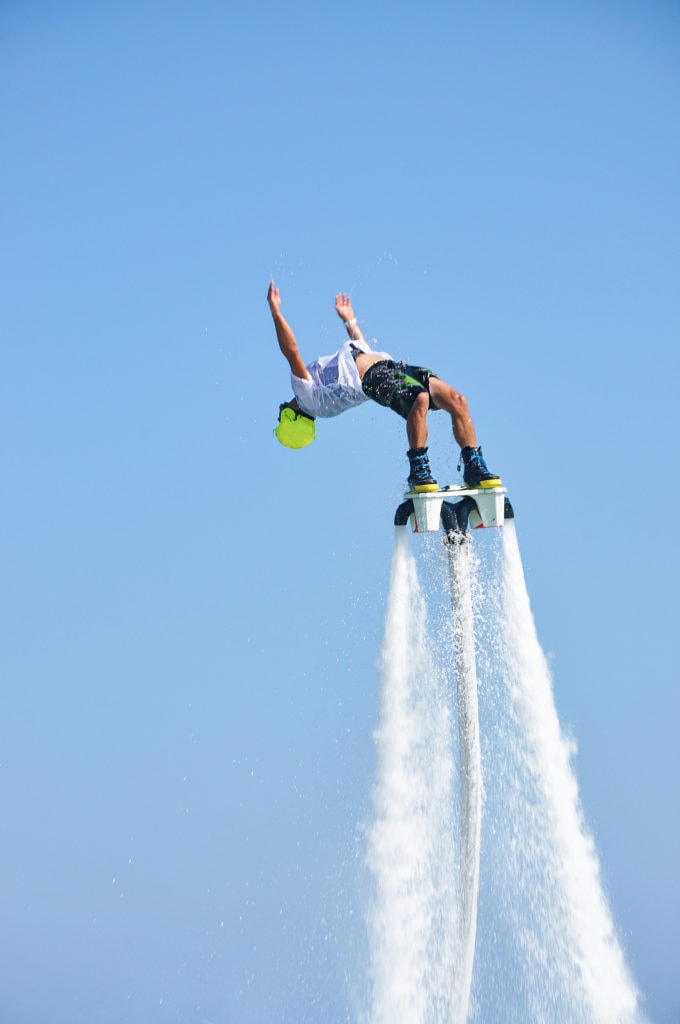 Flyboarding is one of the coolest adrenaline activities in Germany