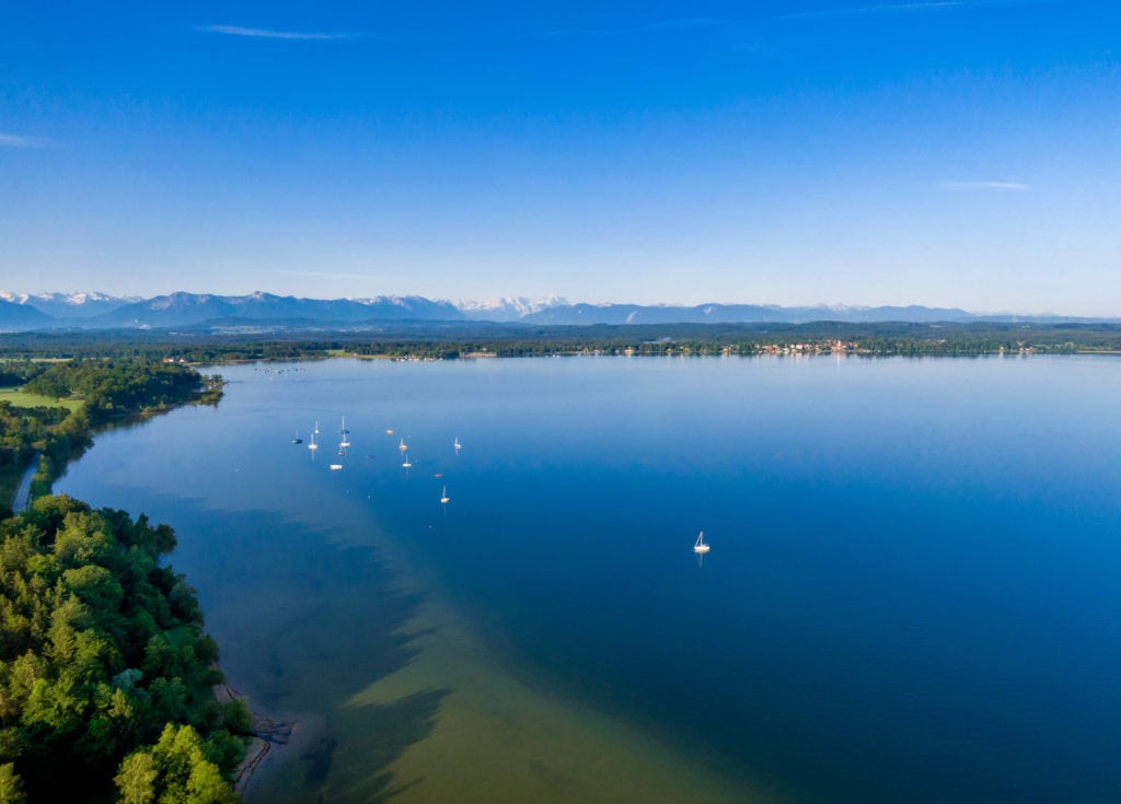 Einer der schönsten Campingplätze in Deutschland liegt am Starnberger See in Bayern