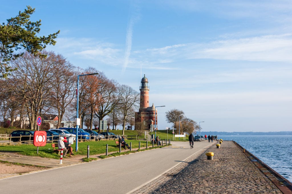 Promenade in Kiel-Holtenau