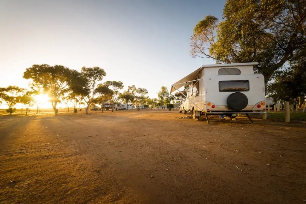 One of our camping tips: Travel in the low season, then the sites are emptier than in the high season.