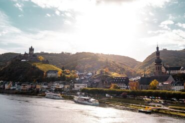 Blick auf Cochem an der Mosel