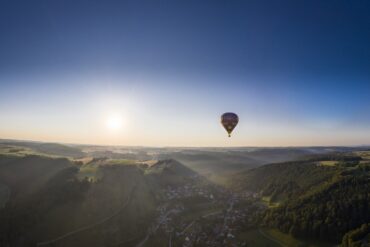 With Rudolf Fuchs across the Swabian Alb near Münsingen