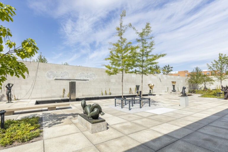 Sculpture Garden of the New National Gallery in Berlin