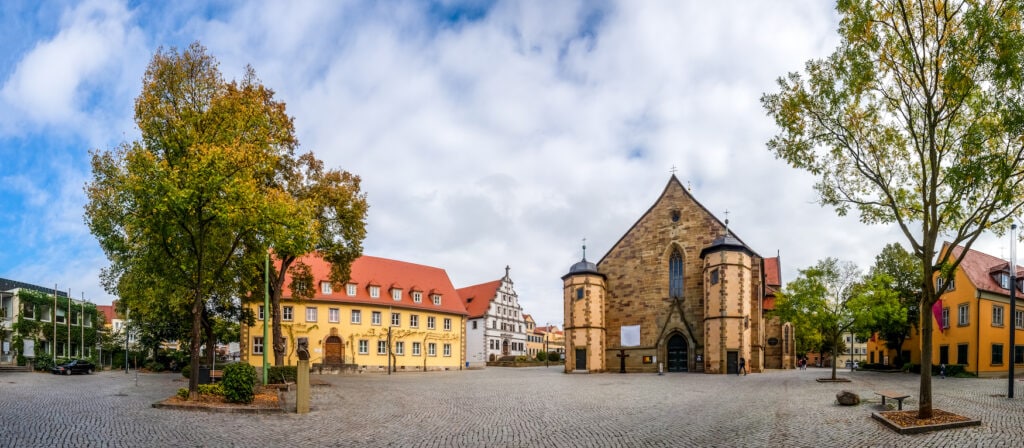 Kirche in der Altstadt von Schweinfurt