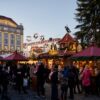 Christmas market in Dresden by night