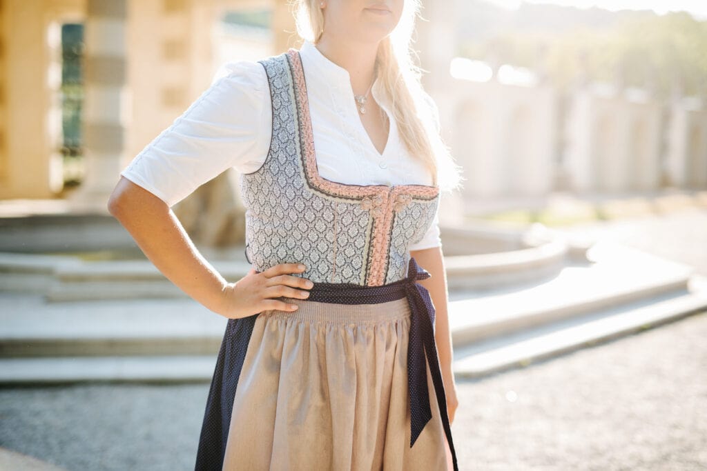 Woman in a Bavarian Dirndl