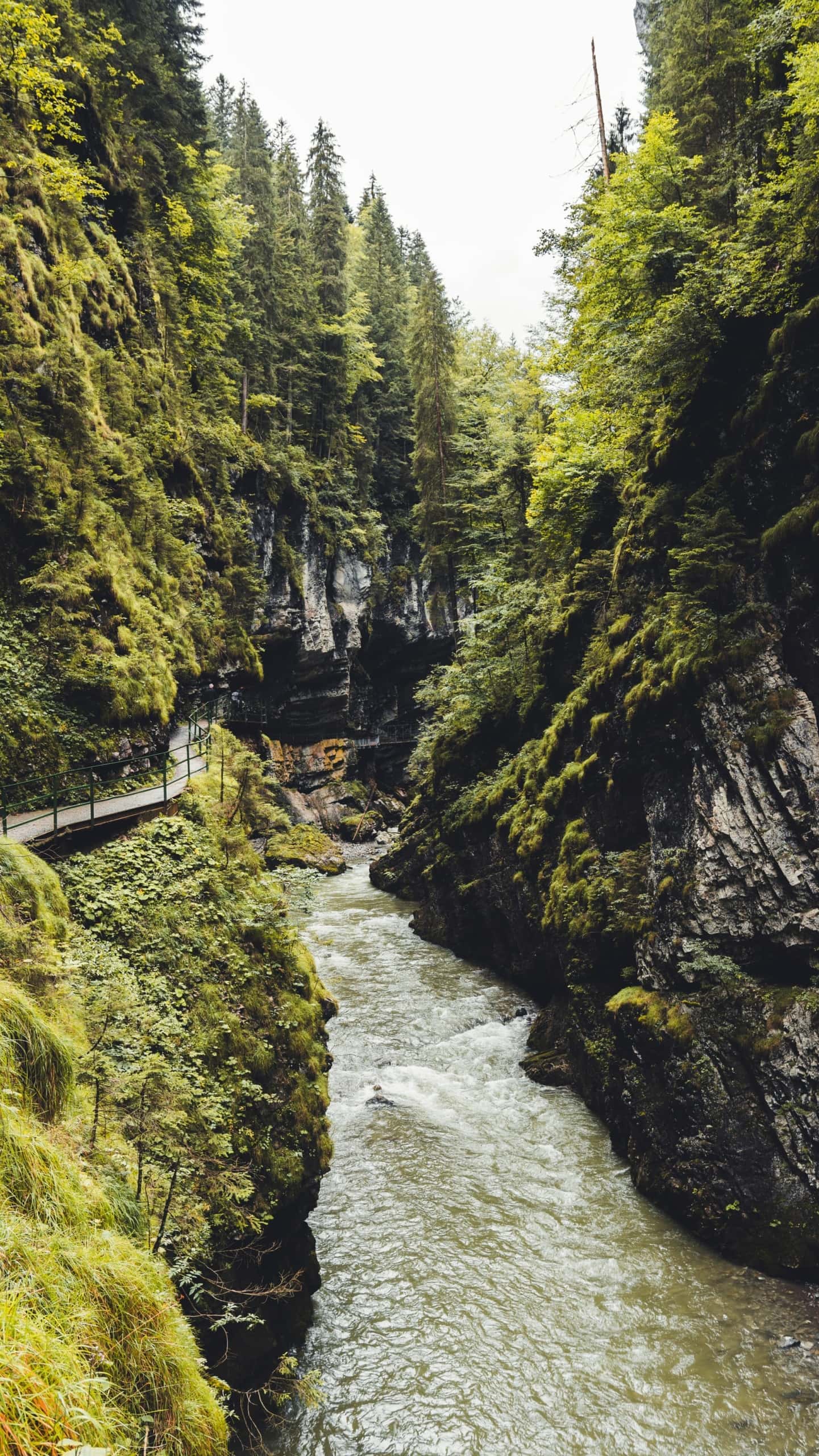 Impressive Breitachklamm Gorge in Bavaria, one of the nature attractions in Germany