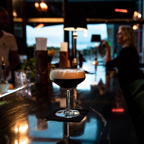 Espresso Martini in a Bar