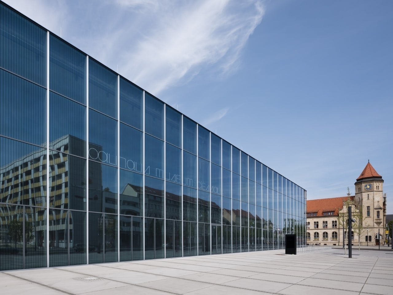 Bauhaus-Museum in Dessau von außen