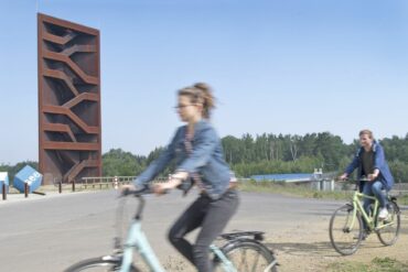 Radfahrer am Rostigen Nagel