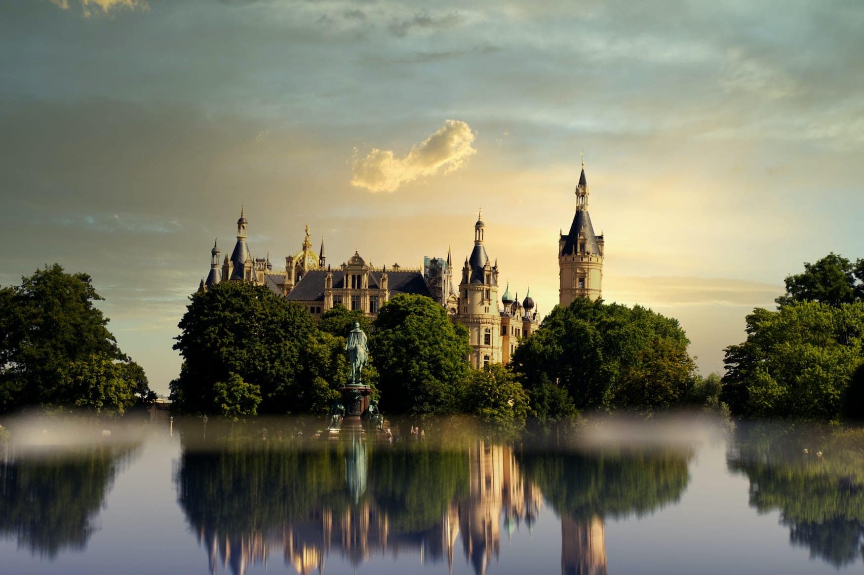 One of the top travel destinations in Germany is Schwerin Castle