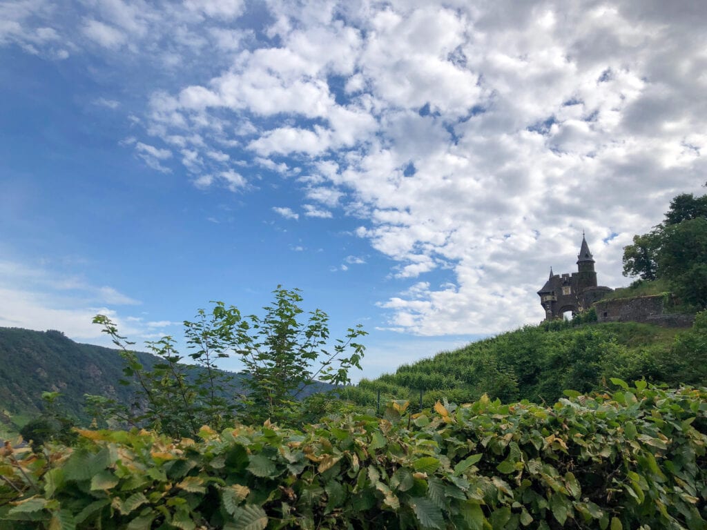 Tower in the vineyards near Cochem on the Moselle