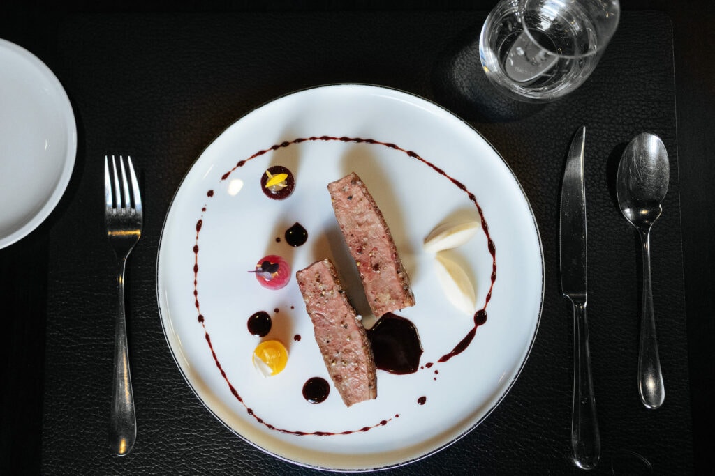 Plate by star chef Silio Del Fabro, Esplanade