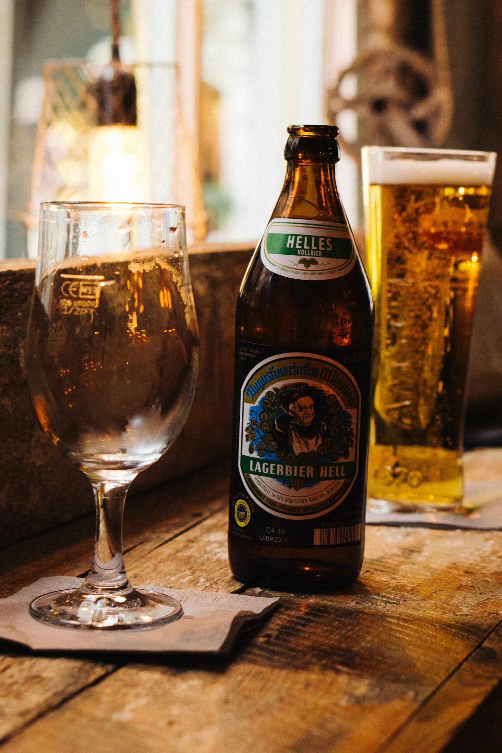 Helles Lagerbier, eine der deutschen Biersorten