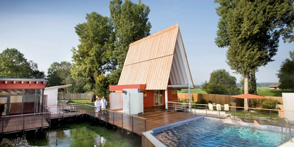 The Adelindis Therme Bad Buchau is one of the many thermal spas in Oberschwaben-Allgäu.