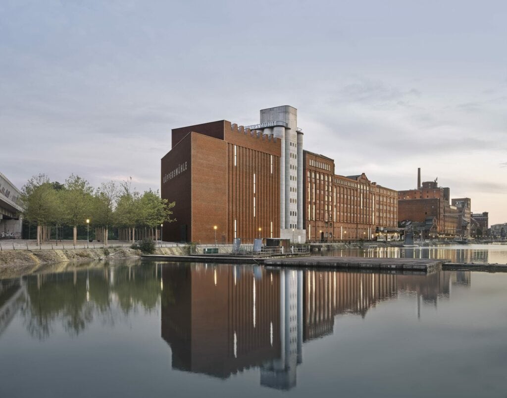 Exterior view of the MKM Museum Küppersmühle in Duisburg