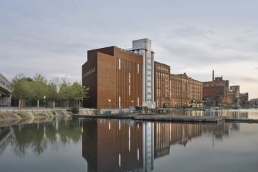 Exterior view of the MKM Museum Küppersmühle in Duisburg