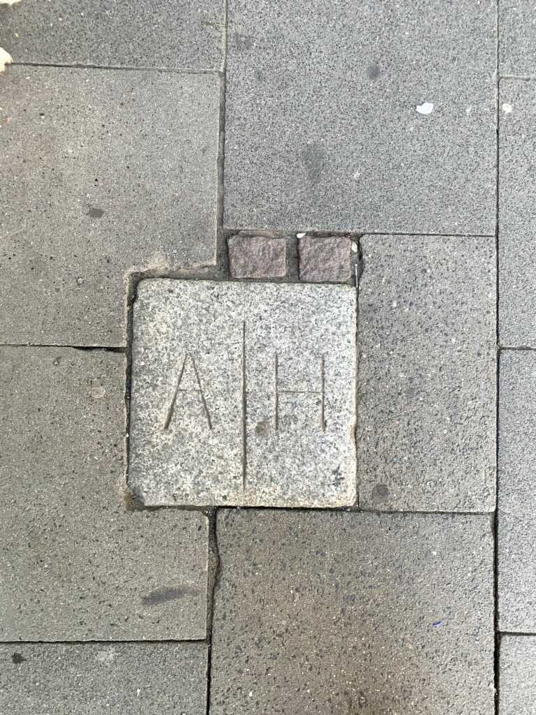 Former boundary stone between Hamburg and Altona