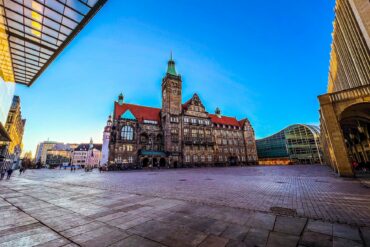 Market Square and Town Hall in Chemnitz