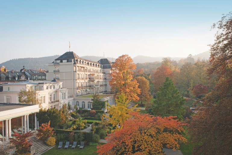 Brenners Park Hotel & Spa in autumn, one of the best hotels in Germany