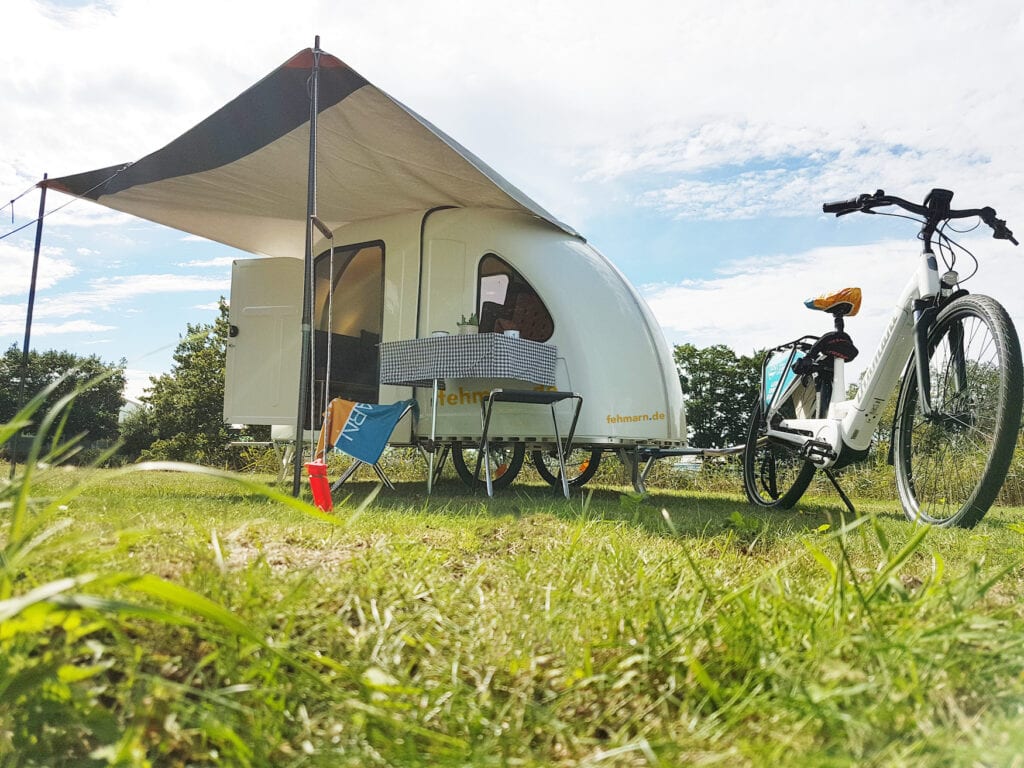 Wide Path Bicycle Camper Fahrrad-Camper vom Fehmarn Tourismus Service