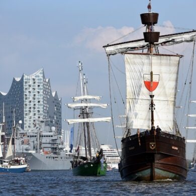 Schiffe beim Hamburger Hafengeburtstag