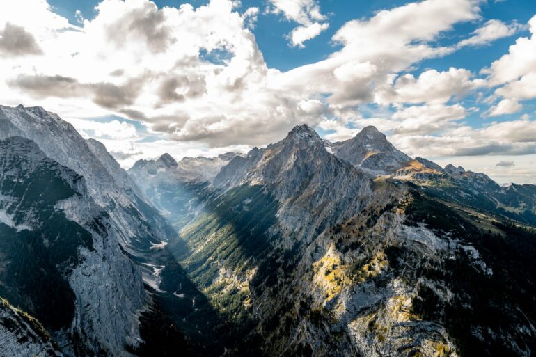 Valleys Views in Garmisch-Patenkirchen in Bavaria in Germany