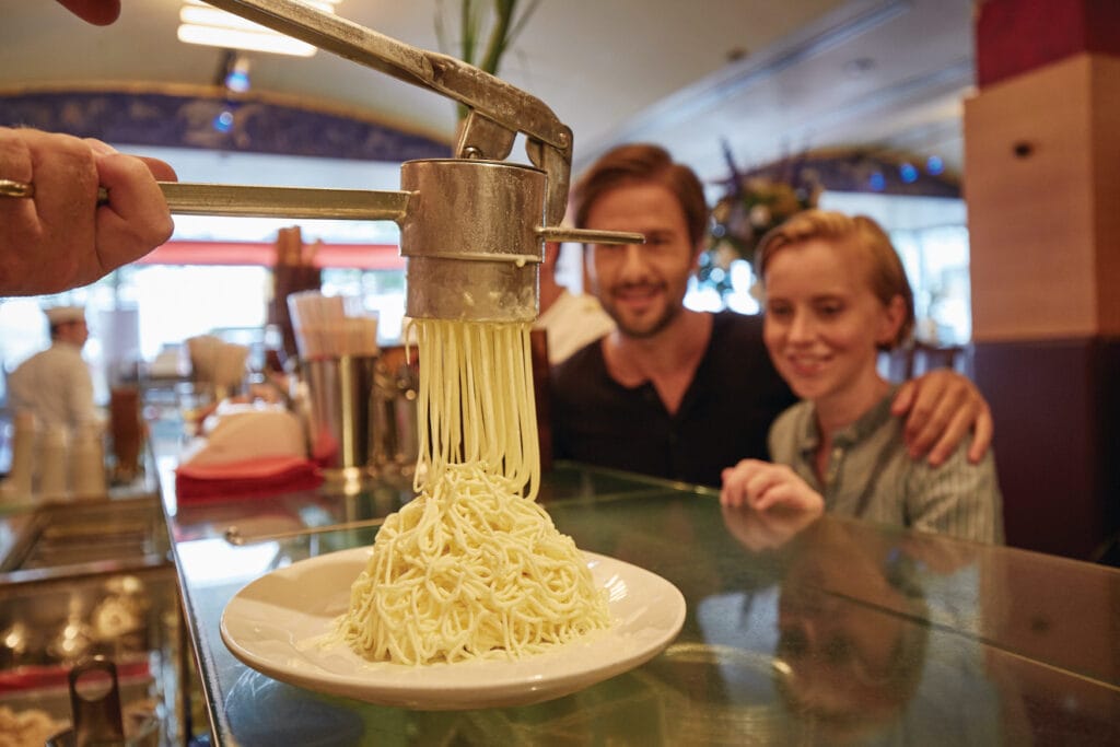 Erfindungen aus Baden-Württemberg: Spaghetti-Eis