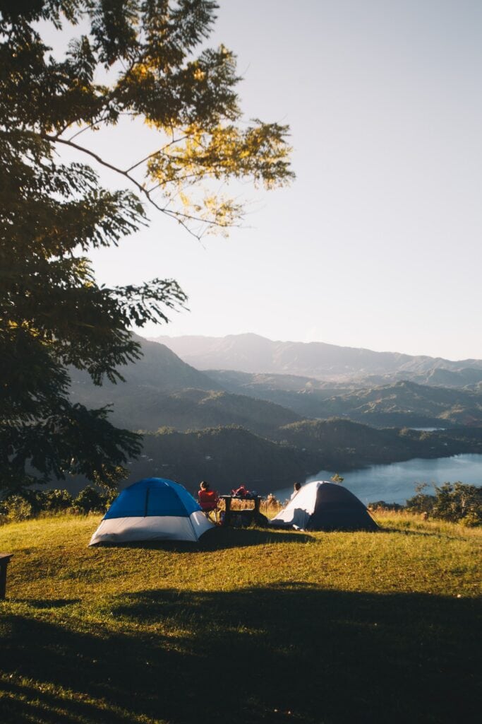 Camping mit Ausblick
