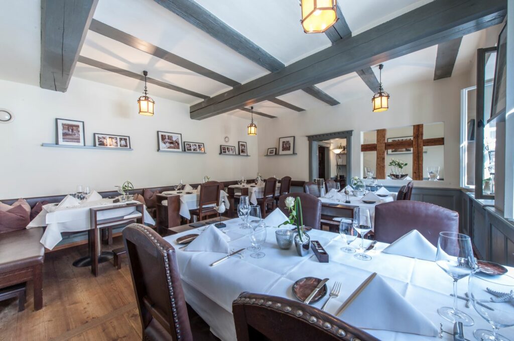 Interior view of Restaurant Philipp in Sommerhausen