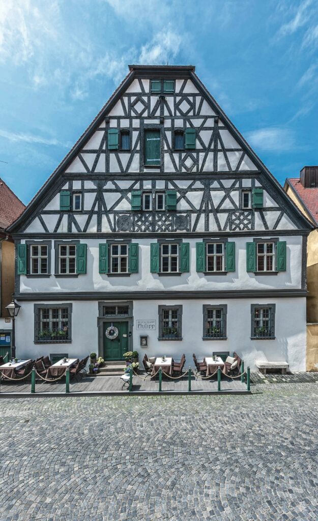 Interior view of Restaurant Philipp in Sommerhausen