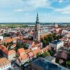 Die Hansestadt Greifswald aus der Vogelperspektive